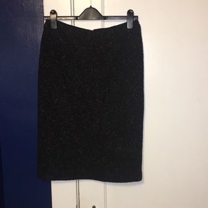 Ralph Lauren Collection wool mid-length skirt